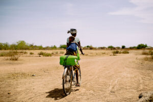 African Cities Promote Cycling And Walking, Africa-Burkina-Faso-bicycle
